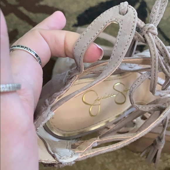 Jessica Simpson Nude Block Heels - Picture 6 of 8